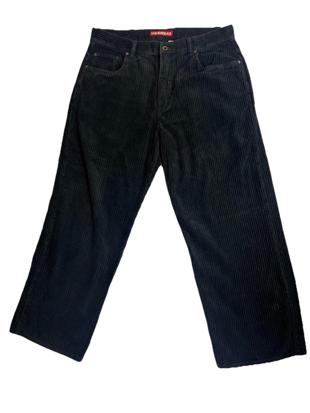 Unionbay Vintage Black Corduroys Size 36